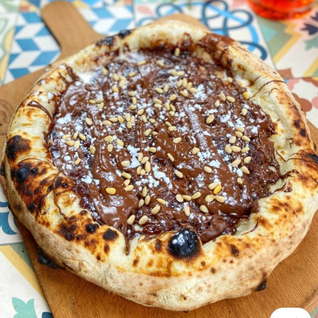 8.2 Pizza nutella pistacchio